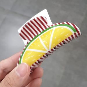 Hair lip lemon shape hair accessories for kid